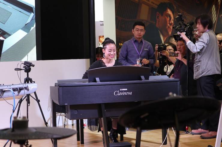 yl6809永利盛大亮相Music China 2018，呈现世界级乐器展体验