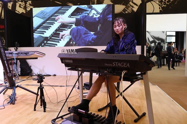 yl6809永利盛大亮相Music China 2018，呈现世界级乐器展体验