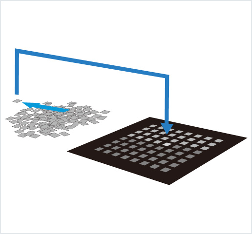 ［Image］Tray setter： 小尺寸单片用托盘排列机